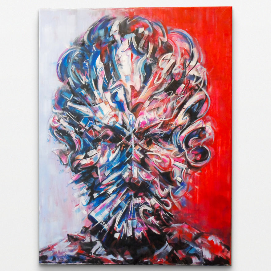 I'm Making Paintings That Show What It Feels Like To Be Over-Stimulated By Society