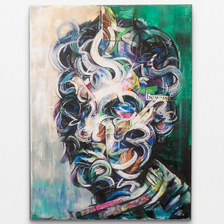 I'm Making Paintings That Show What It Feels Like To Be Over-Stimulated By Society