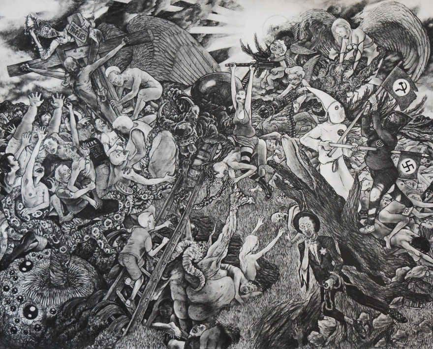 I Make Drawings About Violence And Human Nature I Make Drawings About Violence And Human Nature