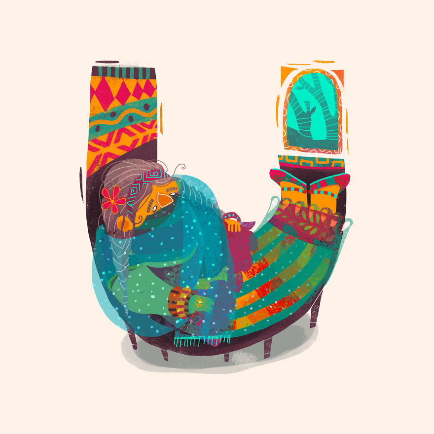 I Illustrated Over 70 Female Characters From Litearture For #36daysoftype This Year I Illustrated Over 70 Female Characters From Litearture For #36daysoftype This Year