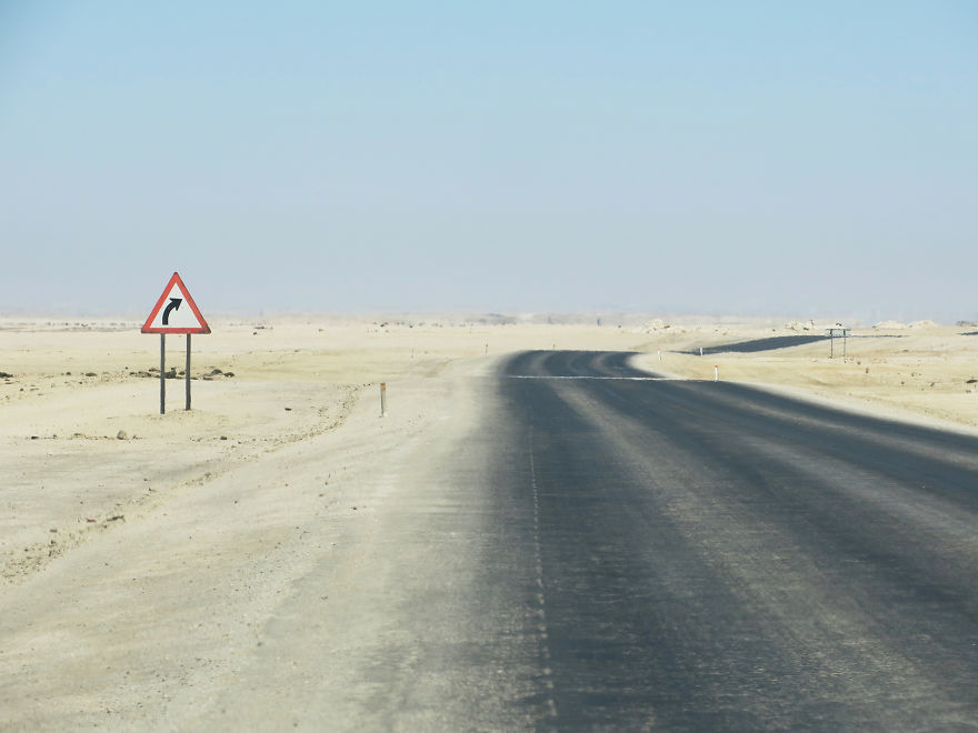 Lonely Road Signs Of Namibia Lonely Road Signs Of Namibia