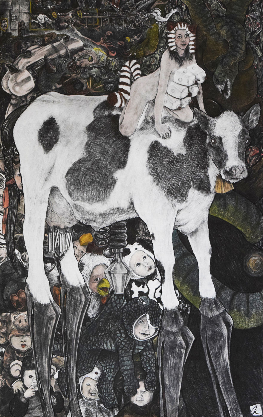 I Make Drawings About Violence And Human Nature I Make Drawings About Violence And Human Nature