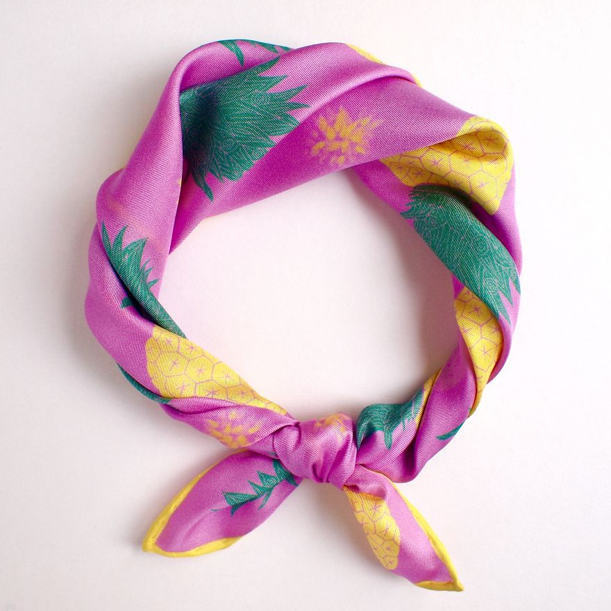 Would You Like To Wear My Deliciously Illustrated Scarves? Would You Like To Wear My Deliciously Illustrated Scarves?