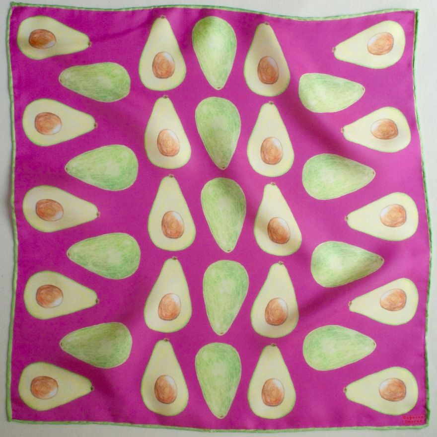 Would You Like To Wear My Deliciously Illustrated Scarves? Would You Like To Wear My Deliciously Illustrated Scarves?