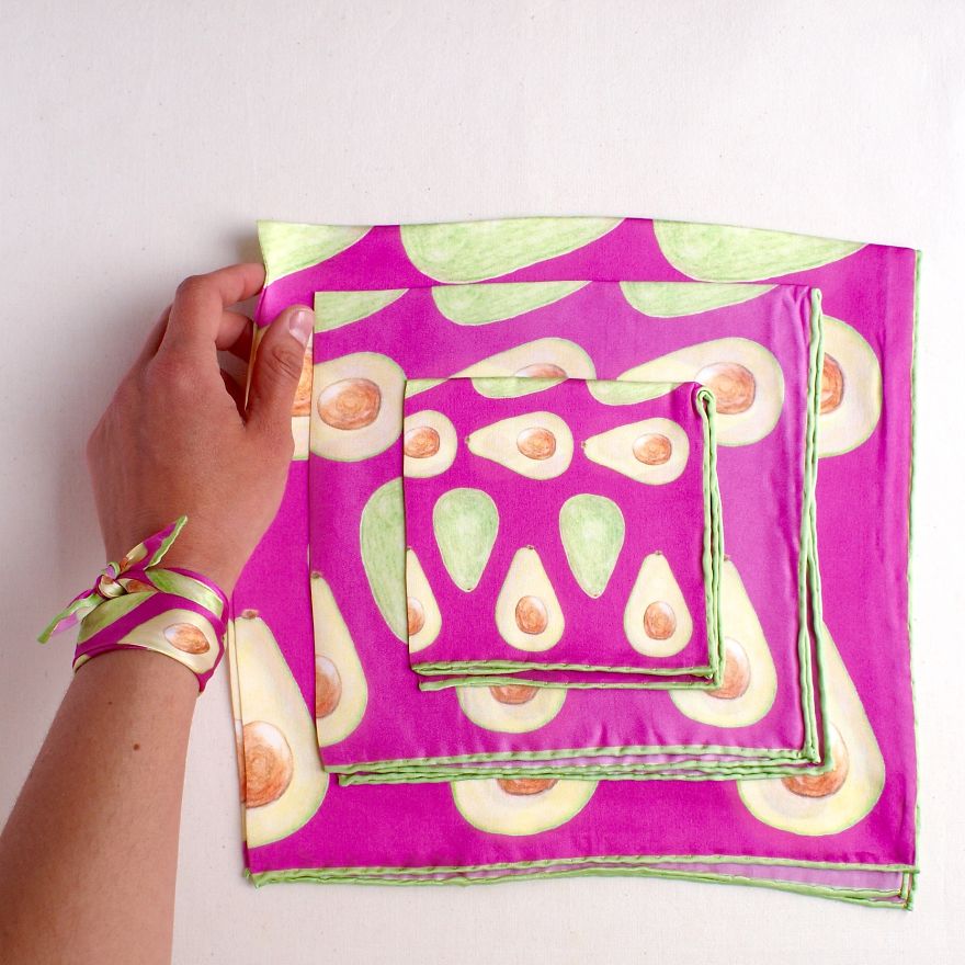 Would You Like To Wear My Deliciously Illustrated Scarves? Would You Like To Wear My Deliciously Illustrated Scarves?