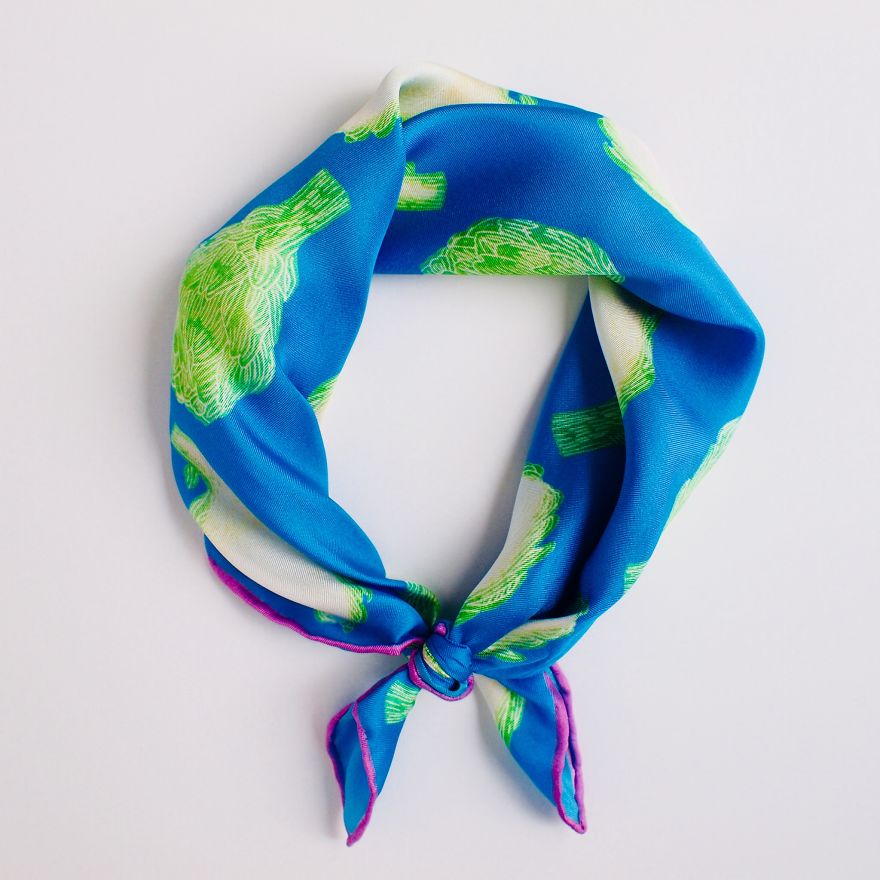 Would You Like To Wear My Deliciously Illustrated Scarves? Would You Like To Wear My Deliciously Illustrated Scarves?