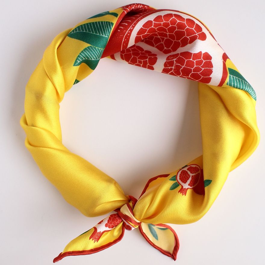 Would You Like To Wear My Deliciously Illustrated Scarves? Would You Like To Wear My Deliciously Illustrated Scarves?