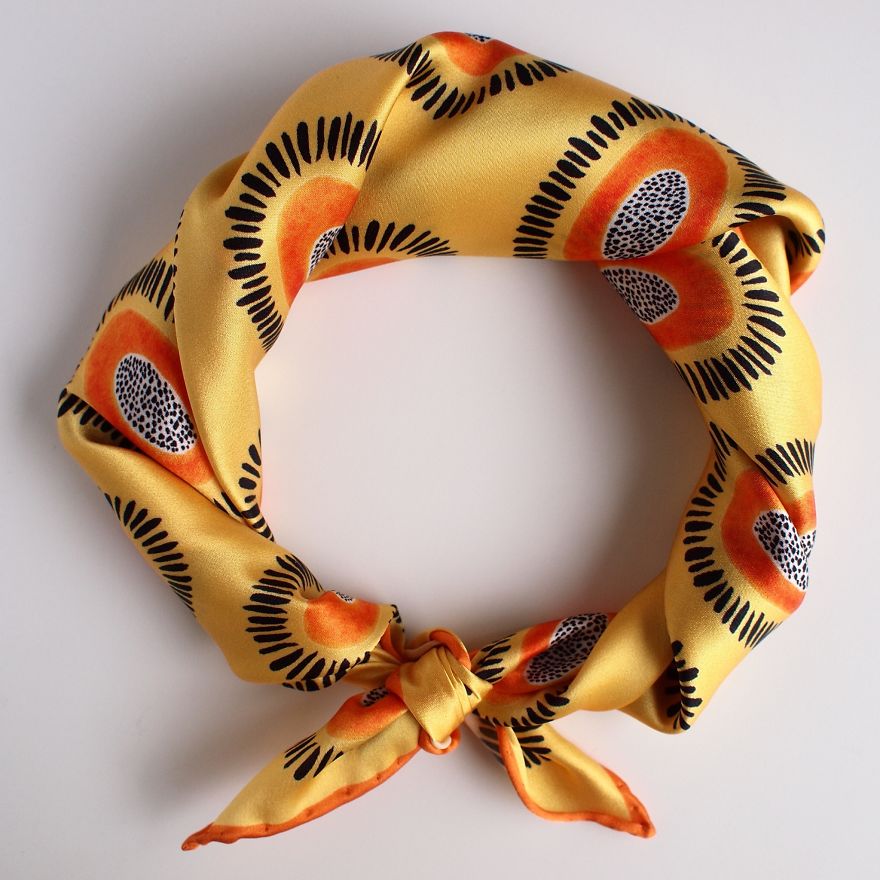 Would You Like To Wear My Deliciously Illustrated Scarves? Would You Like To Wear My Deliciously Illustrated Scarves?