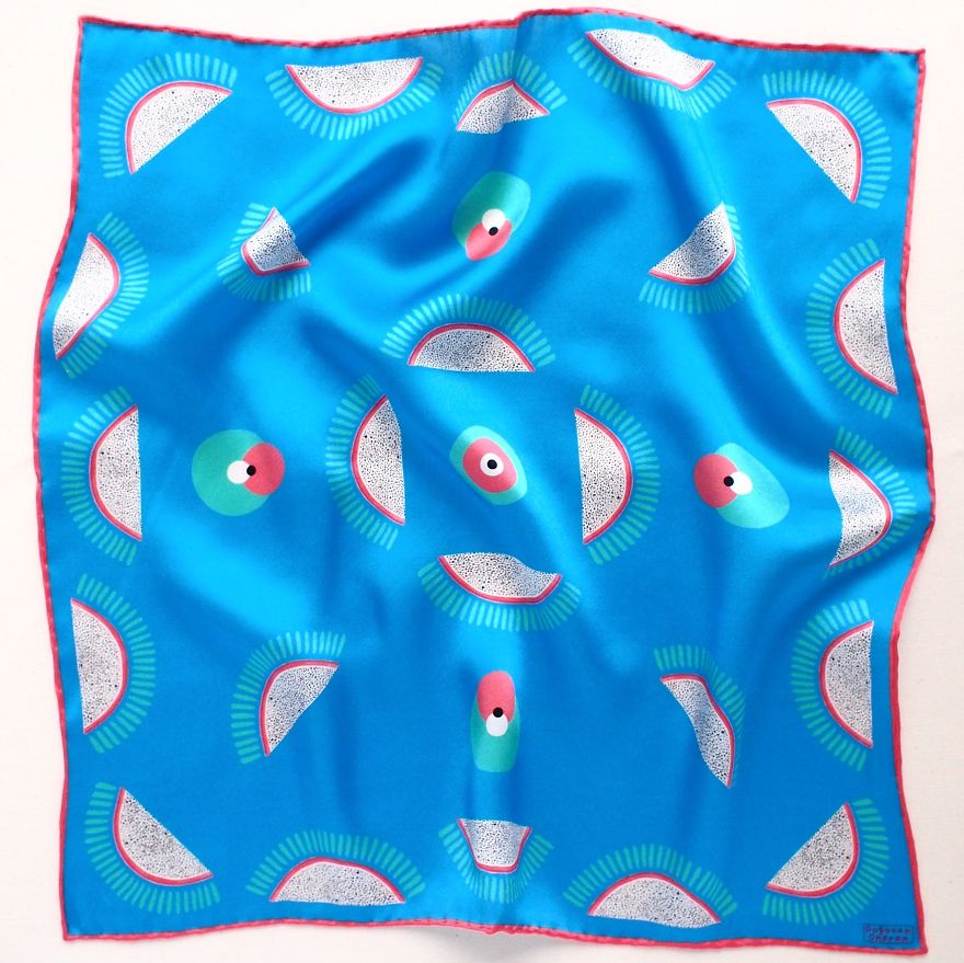 Would You Like To Wear My Deliciously Illustrated Scarves? Would You Like To Wear My Deliciously Illustrated Scarves?