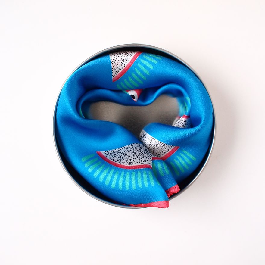 Would You Like To Wear My Deliciously Illustrated Scarves? Would You Like To Wear My Deliciously Illustrated Scarves?