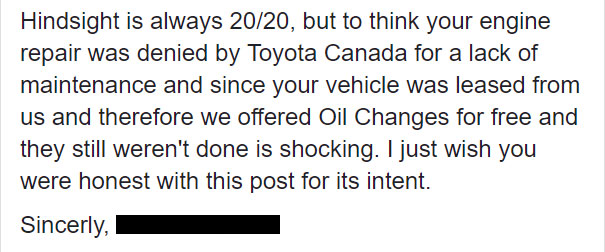 Woman Slams Toyota Dealership For Charging $800 And Destroying Her Car, So Toyota Shares What Really Happened Woman Slams Toyota Dealership For Charging $800 And Destroying Her Car, So Toyota Shares What Really Happened