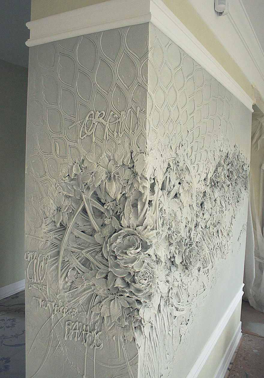Russian Artist Uses Ancient Technique To Turn Walls Into Art, And The Result Is Gorgeous Russian Artist Uses Ancient Technique To Turn Walls Into Art, And The Result Is Gorgeous