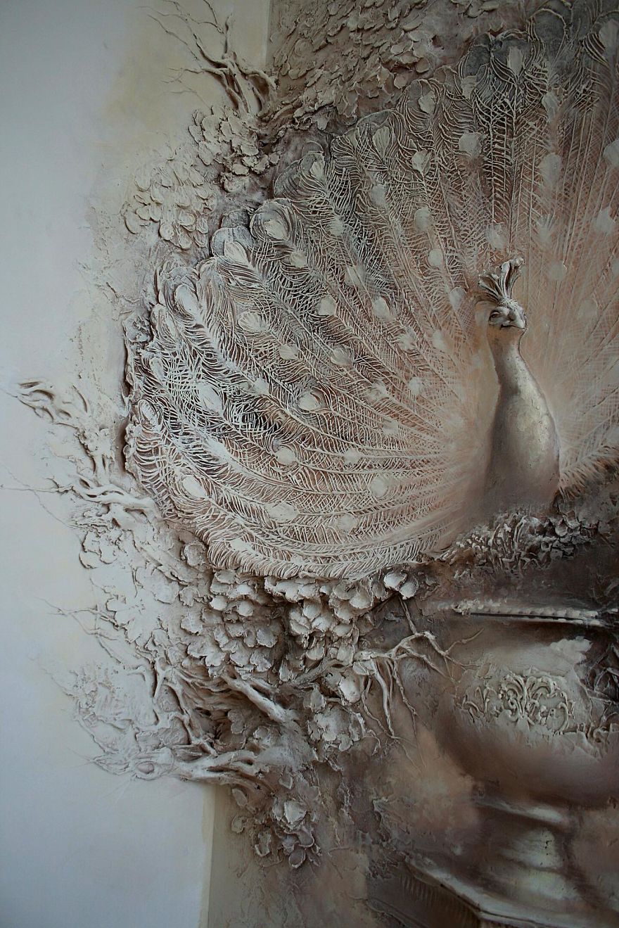 Russian Artist Uses Ancient Technique To Turn Walls Into Art, And The Result Is Gorgeous