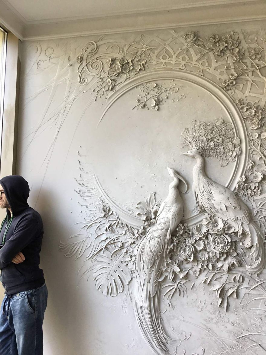 Russian Artist Uses Ancient Technique To Turn Walls Into Art, And The Result Is Gorgeous Russian Artist Uses Ancient Technique To Turn Walls Into Art, And The Result Is Gorgeous