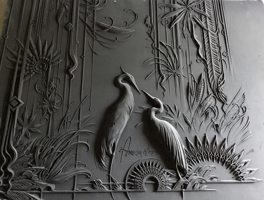 Russian Artist Uses Ancient Technique To Turn Walls Into Art, And The Result Is Gorgeous