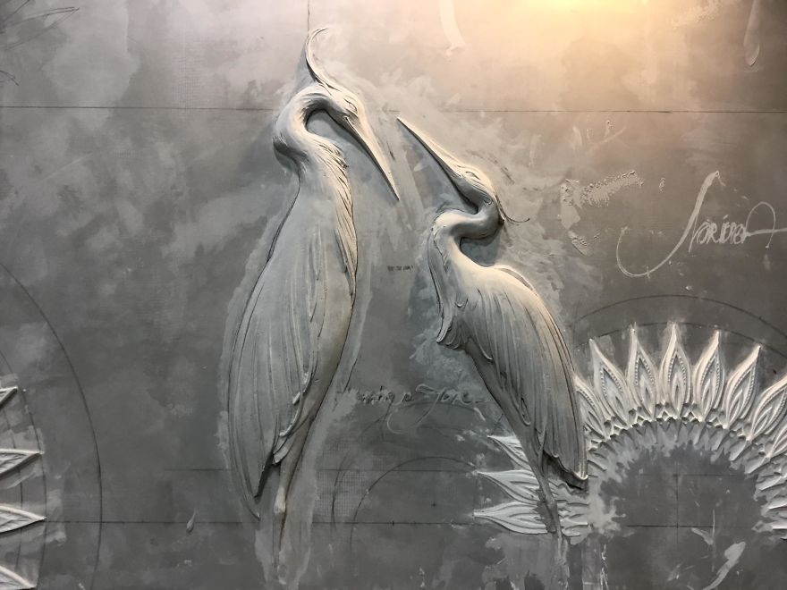 Russian Artist Uses Ancient Technique To Turn Walls Into Art, And The Result Is Gorgeous Russian Artist Uses Ancient Technique To Turn Walls Into Art, And The Result Is Gorgeous