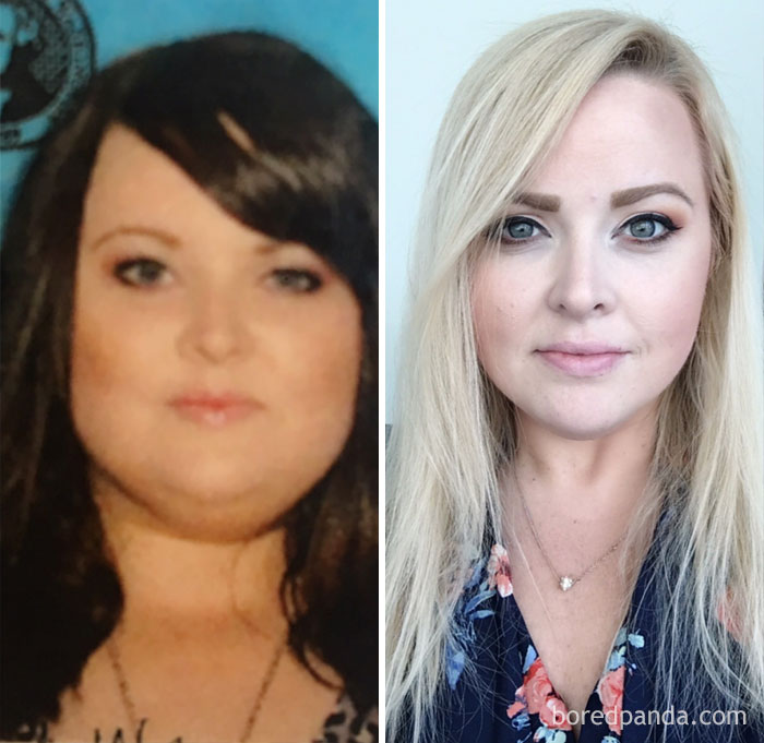 100 Lbs Lost In 13 Months. Super Nervous To Post, But It's My B-Day And I Should Be Proud. Face Progress