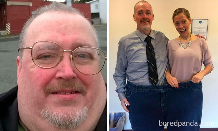 Lost Nearly 300 Lbs In Two Years. Yesterday I Met Up With The Nutritionist Who Got Me On The Track To Reclaiming My Health. Her Look Says It All