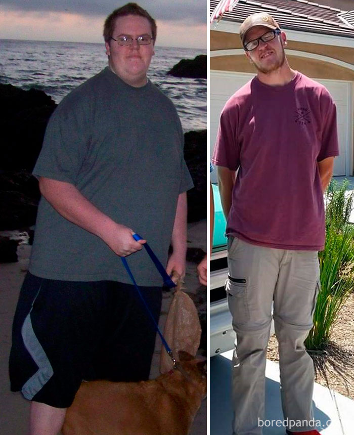 I Battled Obesity My Whole Childhood, Back In 2014 I Decided To Do Something About It. I Used To Weigh Somewhere Above 340 Lbs, As Of Today My Scale Read 199 Lbs. The Before Picture Was In 2013, The After Was Last Weekend