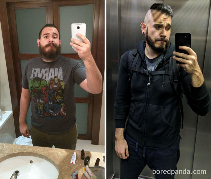 Me 2 Years Ago Vs Me Now. From 120 Kg To 90 Kg. Still Working To Lose More Weight!