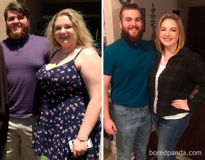 A Couple That Gets Fit Together Stays Together. Lost 70 Lbs And 56 Lbs
