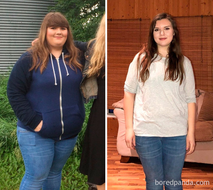 Lost 85 Lbs In 8 Months. Same Jeans Lol