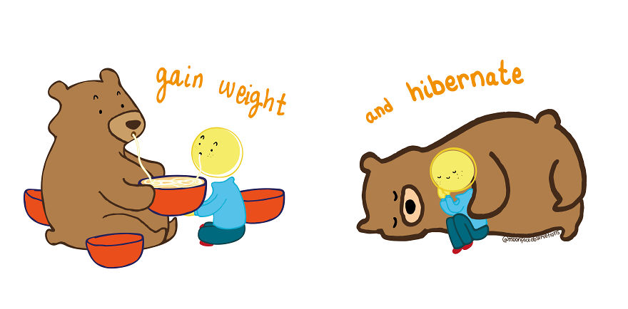 My Winter Mantra. Hating The Cold Gives Me The Excuse To Eat Everything And Sleep All The Time