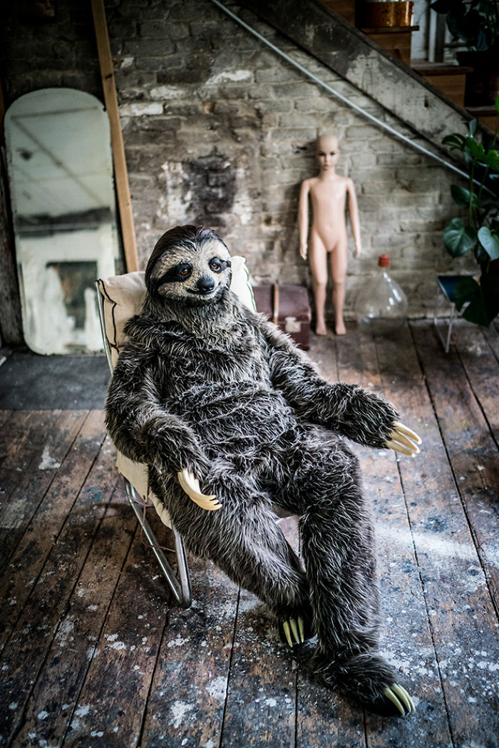 I Created A Realistic Sloth Costume I Created A Realistic Sloth Costume