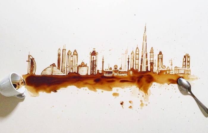 Coffee And Tea Turned Into Beautiful Art By Giulia Bernardelli