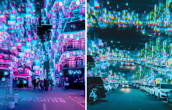 I Used Light Prisms To Capture Neon Dreams In Seoul