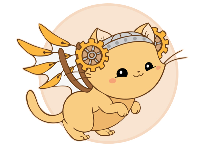 Steampunk Zodiac Kitties