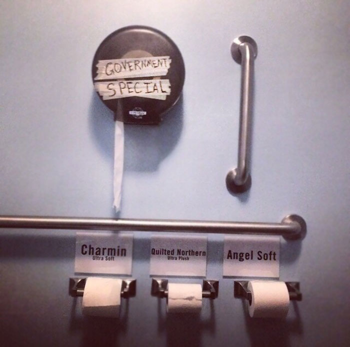 The Options In The Restroom At A Local Coffee Joint In Mn