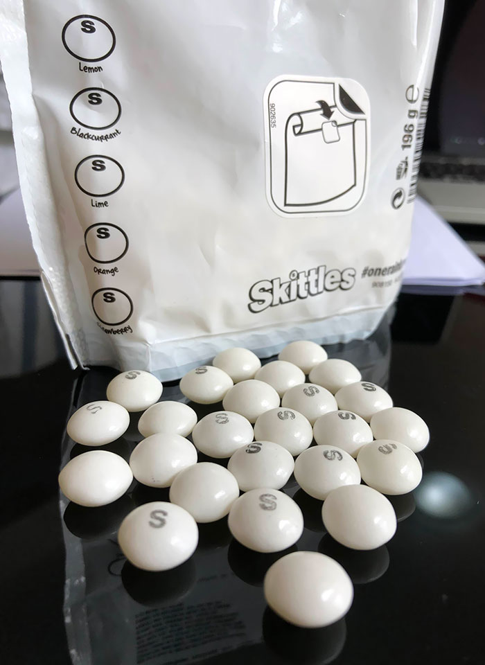 These Rainbowless Skittles