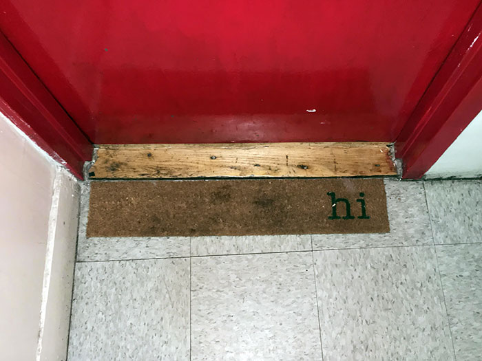 Minimalist Welcome Mat