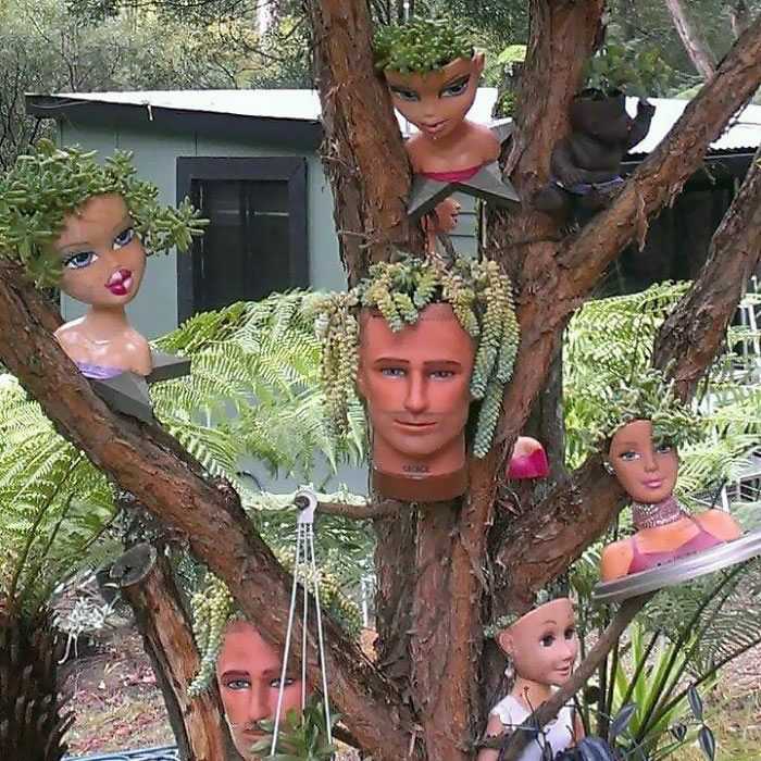 Creepy-Baby-Doll-Head-Planters
