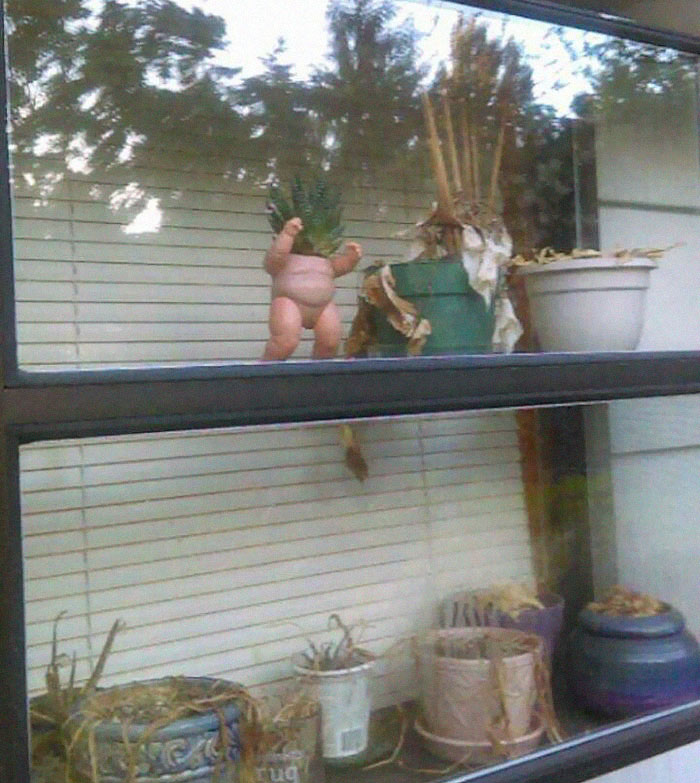 Creepy-Baby-Doll-Head-Planters