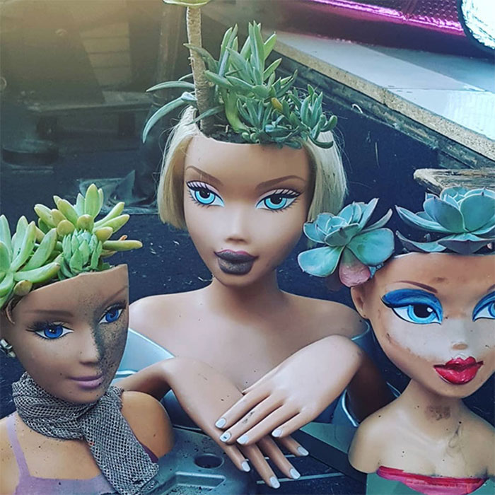 Creepy-Baby-Doll-Head-Planters