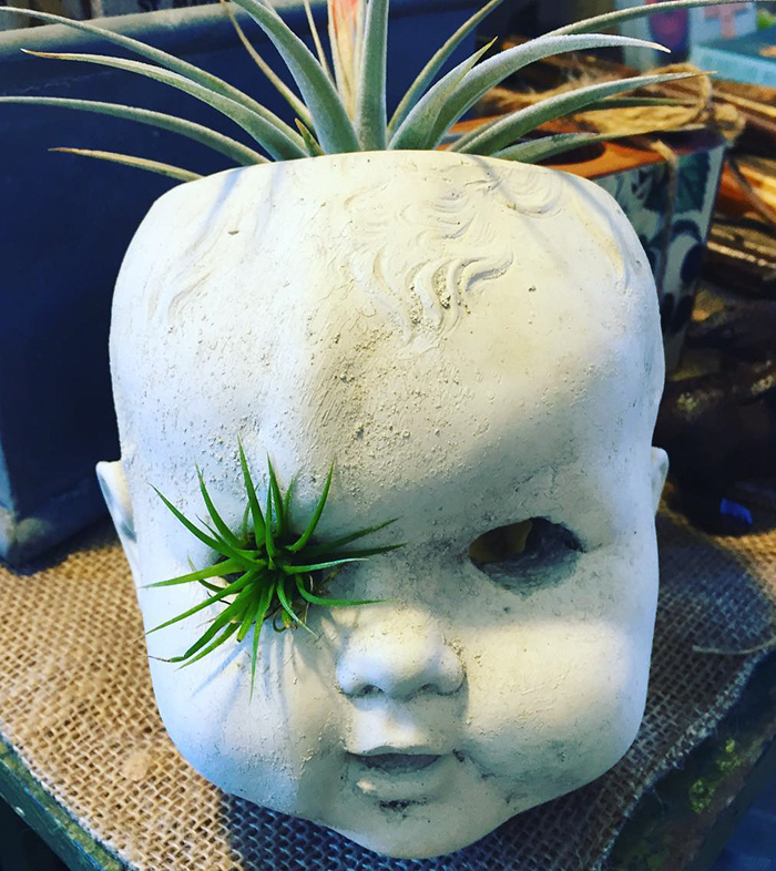 145 People Who Turned Old Dolls Into Planters And Scared The Hell Out Of Their Neighbors