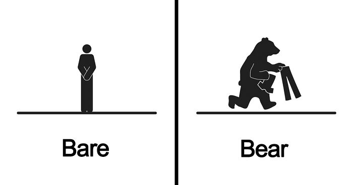 40 Clever Illustrations Of ‘Same’ Words That You Probably Confuse Way Too Often