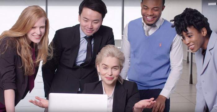 Emilia Clarke Tries Her Hand At Stock Photography, And The Result Is So Funny The Internet Wants Her To Star In 'The Office' Emilia Clarke Tries Her Hand At Stock Photography, And The Result Is So Funny The Internet Wants Her To Star In 'The Office'