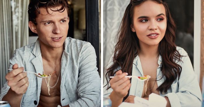 Fan Recreated Tom Holland’s Photoshoot To Get His Attention, Didn’t Expect His Response