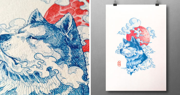 I Made “Lunar Dogs” Illustrations To Celebrate The Year Of The Dog