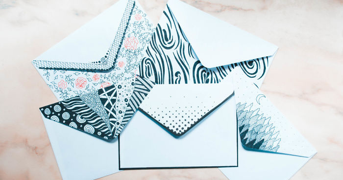 I Turn Cheap Envelopes Into Special Gifts With Hand Drawing