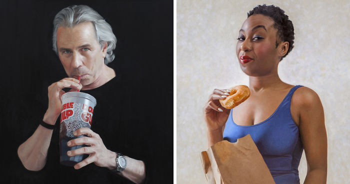 Unconventional Portraits Depicting Nasty Habits