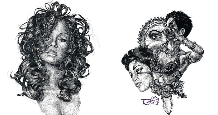 I Create Art With Ink Dots