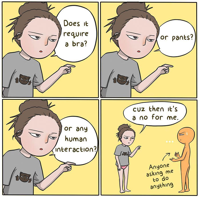 Artist Illustrates Everyday Life With Her Boyfriend And A Cat In 42 Funny Comics