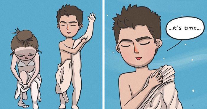 Artist Illustrates Everyday Life With Her Boyfriend And A Cat In 42 Funny Comics