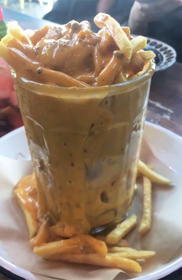 Cheese Fries In A Glass