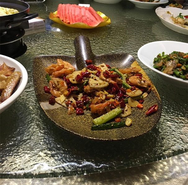 Boss, We’re Out Of Plates.... Wait, Never Mind, This Will Work