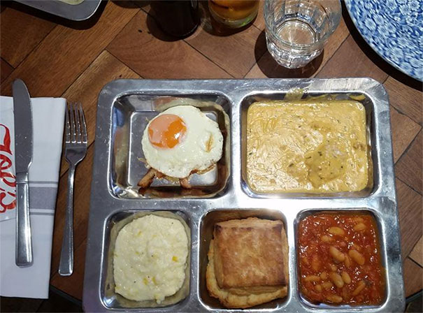 Breakfast On A Tray. Am I In Jail?